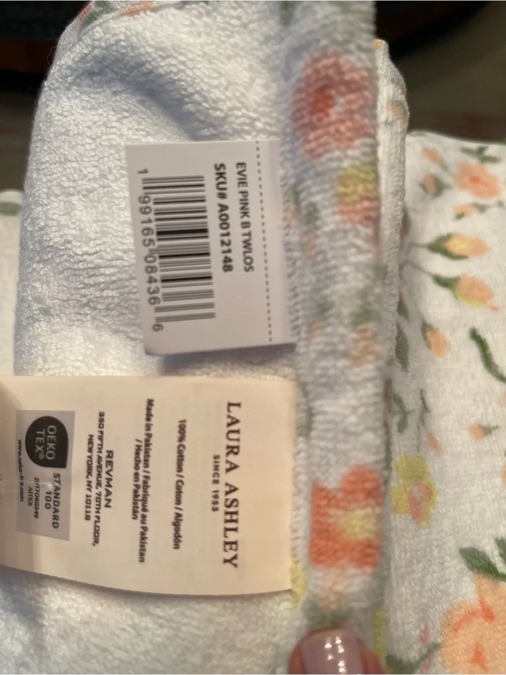 Laura Ashley EVIE PINK Towels Bundle - bath, hand and finger towels - NEW!